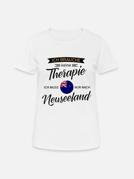 Neuseeland - Frauen T-Shirt atmungsaktiv - Weiß