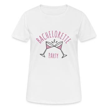 Bachelorette Party - Frauen T-Shirt atmungsaktiv - Weiß - Vorne - AI Model Female 172 dark (172cm)