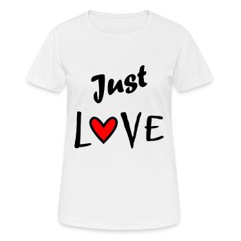 EINFACH LIEBEN. GERADE VERHEIRATET. ES LEBE DIE MARYS. JUNGGESELLINNENABSCHIED - Frauen T-Shirt atmungsaktiv - Weiß - Vorne - AI Model Female 172 dark (172cm)