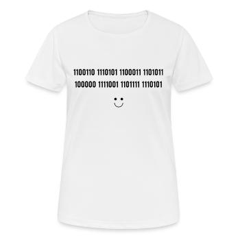 Secret Code - Women's Breathable T-Shirt - white - Front - AI Model Female 172 dark (172cm)