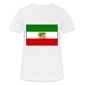 IRAN - T-shirt respirant Femme - blanc - Devant - AI Model Female 172 dark (172cm)
