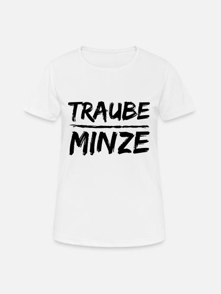 Traube Minze Shisha - Frauen T-Shirt atmungsaktiv - Weiß