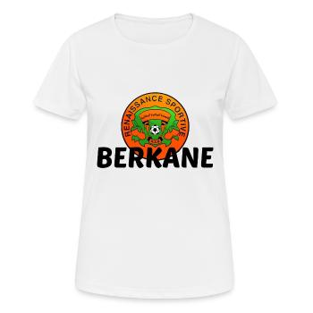 BERKANE - Women's Breathable T-Shirt - white - Front - AI Model Female 172 dark (172cm)