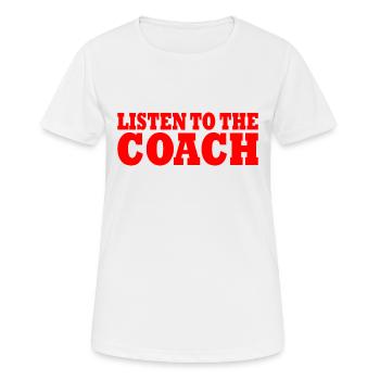 Coach - Women's Breathable T-Shirt - white - Front - AI Model Female 172 dark (172cm)