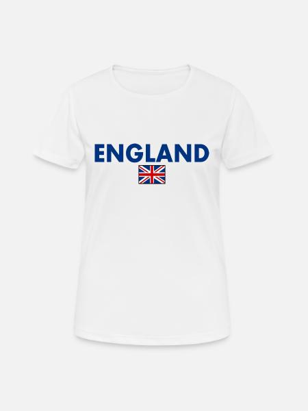 angleterre - T-shirt respirant Femme - blanc