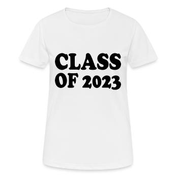 Class of 2023 - Women's Breathable T-Shirt - white - Front - AI Model Female 172 dark (172cm)