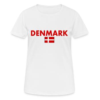 Denmark - Women's Breathable T-Shirt - white - Front - AI Model Female 172 dark (172cm)