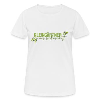 Kleingärtner aus Leidenschaft - Frauen T-Shirt atmungsaktiv - Weiß - Vorne - AI Model Female 172 dark (172cm)