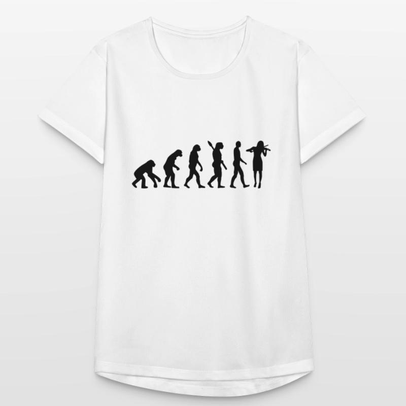 Evolution Violin Fiddle Women's Breathable T-Shirt
