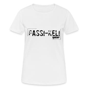 BAGDAD QATAR - T-shirt respirant Femme - blanc - Devant - AI Model Female 172 dark (172cm)