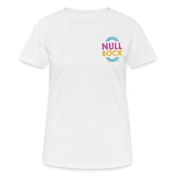 Null Bock (farbig) - Frauen T-Shirt atmungsaktiv - Weiß - Vorne - AI Model Female 172 dark (172cm)