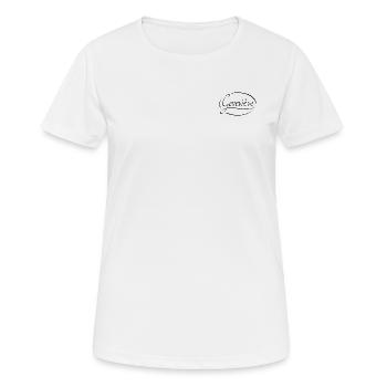 Geneviève - Women's Breathable T-Shirt - white - Front - AI Model Female 172 dark (172cm)