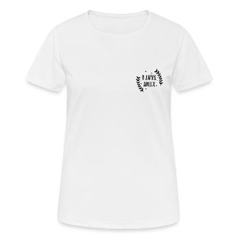 Ich liebe Milch - Frauen T-Shirt atmungsaktiv - Weiß - Vorne - AI Model Female 172 dark (172cm)
