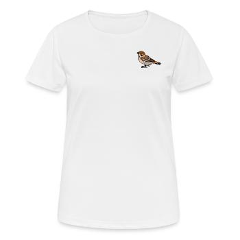 Sparrow - Women's Breathable T-Shirt - white - Front - AI Model Female 172 dark (172cm)