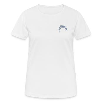 Celtic Sealion Logo - T-shirt respirant Femme - blanc - Devant - AI Model Female 172 dark (172cm)