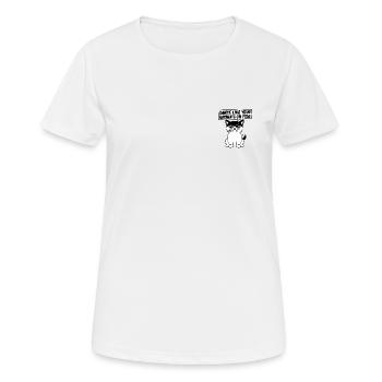 Dance like your vagina's on fire - Women's Breathable T-Shirt - white - Front - AI Model Female 172 dark (172cm)