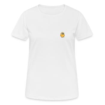 Baby-Bird Vogelküken - Frauen T-Shirt atmungsaktiv - Weiß - Vorne - AI Model Female 172 dark (172cm)