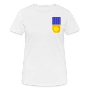 Trinidad Moruga Scorpion Medaille - Frauen T-Shirt atmungsaktiv - Weiß - Vorne - AI Model Female 172 dark (172cm)