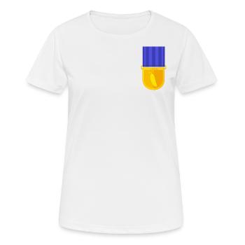 Serrano Medal - Women's Breathable T-Shirt - white - Front - AI Model Female 172 dark (172cm)