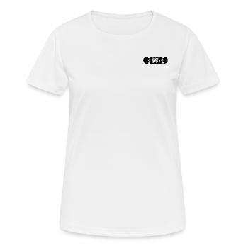 Skate skate skater sk8 skate - T-shirt respirant Femme - blanc - Devant - AI Model Female 172 dark (172cm)