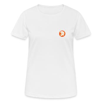 Die scharfen Kleider - Frauen T-Shirt atmungsaktiv - Weiß - Vorne - AI Model Female 172 dark (172cm)