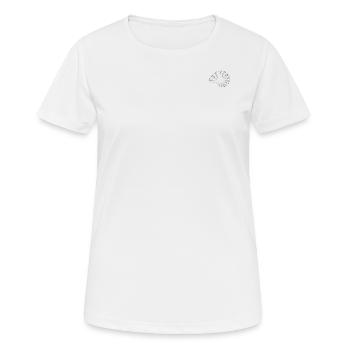 Spirale - Frauen T-Shirt atmungsaktiv - Weiß - Vorne - AI Model Female 172 dark (172cm)