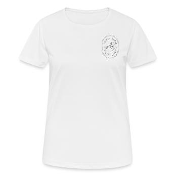 Allgäu Liebe | Design - Frauen T-Shirt atmungsaktiv - Weiß - Vorne - AI Model Female 172 dark (172cm)