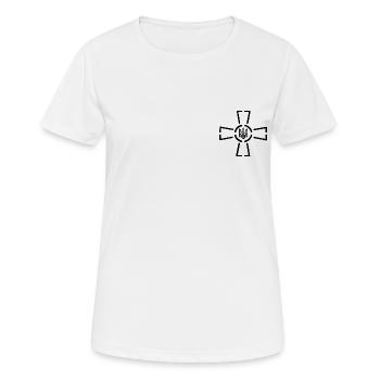 Ukraine - T-shirt respirant Femme - blanc - Devant - AI Model Female 172 dark (172cm)