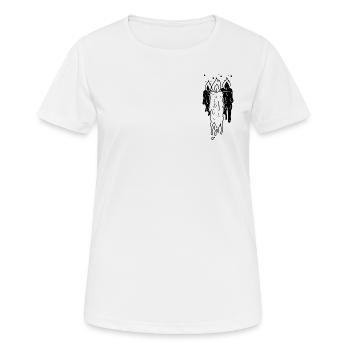 Candle-Light Dinner - Frauen T-Shirt atmungsaktiv - Weiß - Vorne - AI Model Female 172 dark (172cm)
