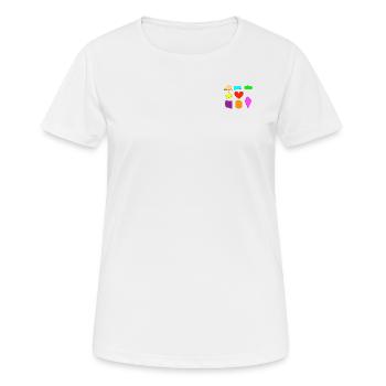 STELLA - Women's Breathable T-Shirt - white - Front - AI Model Female 172 dark (172cm)