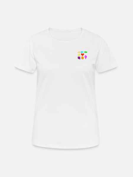 STELLA - Women's Breathable T-Shirt - white