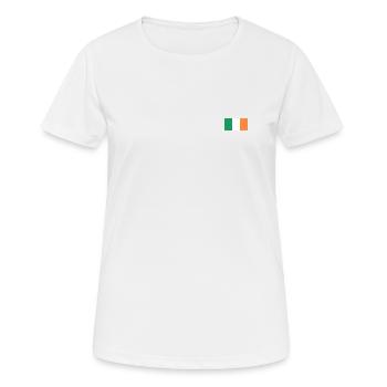 Drapeau irlandais - T-shirt respirant Femme - blanc - Devant - AI Model Female 172 dark (172cm)