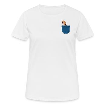 Dog Lovers Dogs Cadeau Chest Bag Beagle - T-shirt respirant Femme - blanc - Devant - AI Model Female 172 dark (172cm)