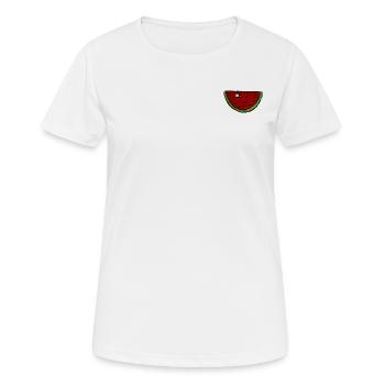 Pastèque vivante - T-shirt respirant Femme - blanc - Devant - AI Model Female 172 dark (172cm)