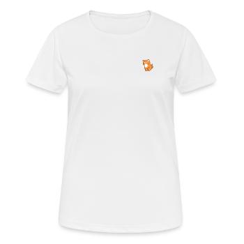ginger cat - Women's Breathable T-Shirt - white - Front - AI Model Female 172 dark (172cm)