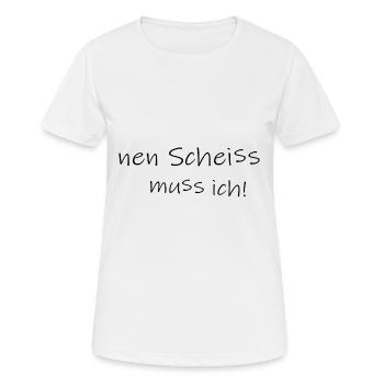 J’ai des trucs à faire! noir - T-shirt respirant Femme - blanc - Devant - AI Model Female 172 dark (172cm)