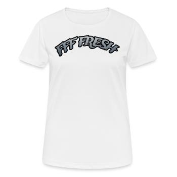 FFF FRESH - Women's Breathable T-Shirt - white - Front - AI Model Female 172 dark (172cm)