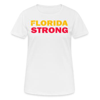 Floride Forte - T-shirt respirant Femme - blanc - Devant - AI Model Female 172 dark (172cm)
