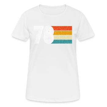 1978 Limited Edition,1978 Classic Birthday Gif - Women's Breathable T-Shirt - white - Front - AI Model Female 172 dark (172cm)