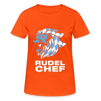 lion - Women's Breathable T-Shirt - neon orange - Front - AI Model Female 172 dark (172cm)