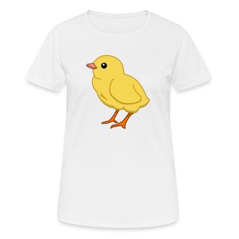 Küken Hühnchen Hühner Piepen Bauernhof Landwirt - Frauen T-Shirt atmungsaktiv - Weiß - Vorne - AI Model Female 172 dark (172cm)