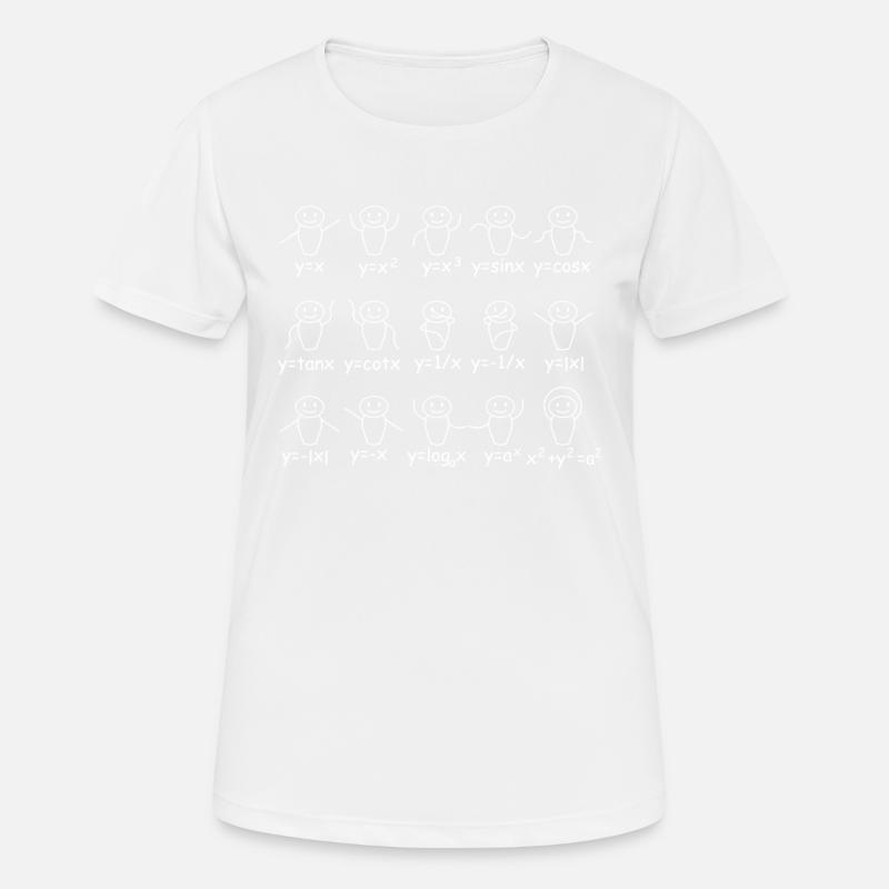 Algebra Dance Math Math School Teacher - Women's Breathable T-Shirt - white