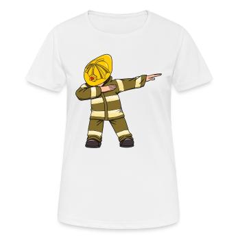 Firefighter Fire Department Rescue Hose Fire - Women's Breathable T-Shirt - white - Front - AI Model Female 172 dark (172cm)
