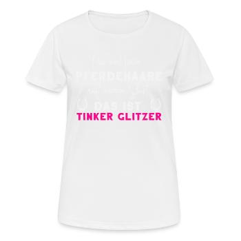 Tinker Pferde Pferdesprüche Reiten Reiter Geschenk - Frauen T-Shirt atmungsaktiv - Weiß - Vorne - AI Model Female 172 dark (172cm)