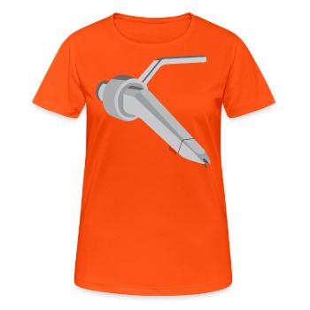 Concorde - T-shirt respirant Femme - orange néon - Devant - AI Model Female 172 dark (172cm)