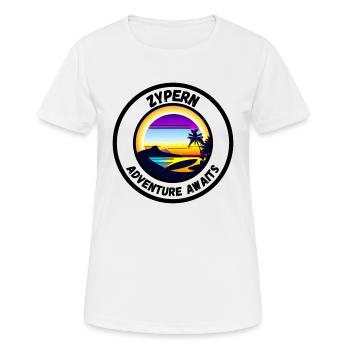 Cyprus - Adventure Awaits - Women's Breathable T-Shirt - white - Front - AI Model Female 172 dark (172cm)
