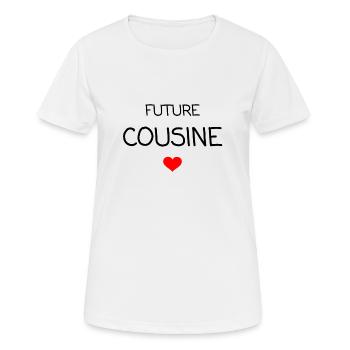 FUTURE COUSINE - T-shirt respirant Femme - blanc - Devant - AI Model Female 172 dark (172cm)