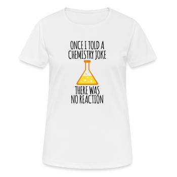 Chimie Dire cadeau de laboratoire flacon étudiant - T-shirt respirant Femme - blanc - Devant - AI Model Female 172 dark (172cm)