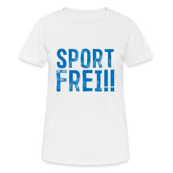 Sport Frei Ostalgie Nostalgie Osten Ossi Geschenk - Frauen T-Shirt atmungsaktiv - Weiß - Vorne - AI Model Female 172 dark (172cm)