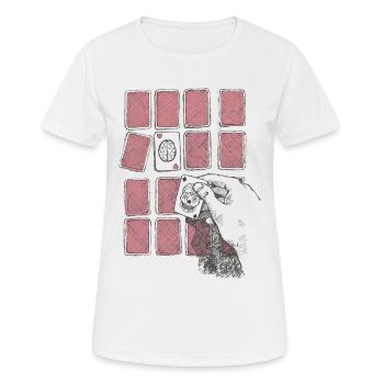 Memory Card game Memory Card Game as - Women's Breathable T-Shirt - white - Front - AI Model Female 172 dark (172cm)